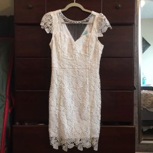 Filly Flair NWT White Floral Lace Dress